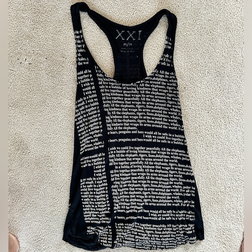 Forever 21 funky tank top